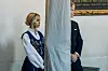 Asker 20200905. Juliane Snekkestad og Marius Borg Høiby deltar i konfirmasjonen til prins Sverre Magnus i Asker Kirke.
