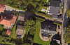 Brannen var i Ekelyveien 4, men brannvesenet slo tidlig fast at det ikke var spredningsfare til andre hus. Illustrasjonsfoto: Google maps