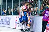 Oslo 20240923. KFUM-spillere feirer 1-0 scoringen til Amin Nouri under eliteseriekampen mellom KFUM Oslo og Molde på KFUM Arena på EkerbergslettaFoto: Cornelius Poppe / NTB