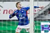 Hokksund 20240924. Vålerengas Mees Rijks feirer etter 3-1 scoringen under 1. divisjonskampen mellom Vålerenga og Aalesund Fk på Intility Arena.Foto: Cornelius Poppe / NTB
