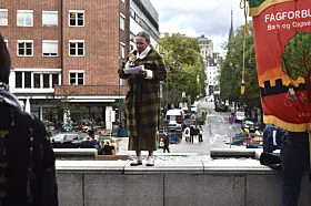Stine Sund fra Utdanningsforbundet Oslo