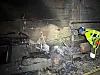 Oslo 20241110. Et bilde som er gitt ut av Bane Nor, viser skader etter brannen. Søndag er det helt stengt for togtrafikk ved Nationaltheatret i Oslo på grunn av signalfeil etter kabelbrannen.Foto: Bane Nor / NTB