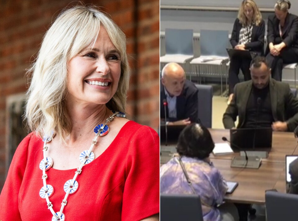 Ordfører Anne Lindboe (H) leder bystyrets forretningsutvalg, som ulovlig lukket møtet da søknaden fra Alternativ Jul ble diskutert. Ordfører Anne Lindboe (H) leder bystyrets forretningsutvalg, som ulovlig lukket møtet da søknaden fra Alternativ Jul ble diskutert. Foto: Thomas Fure / NTB / Oslo kommune-TV