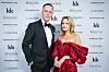Oslo 20241126. Emil Gukild og Linnea Myhre ankommer rød løper på Grand Hotel hvor kjendiser ankommer.