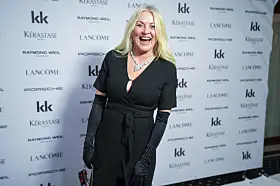 Oslo 20241126. Eli Kari Gjengedal ankommer rød løper på Grand Hotel hvor kjendiser ankommer.