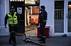 Oslo 20241127. Nødetatene har rykket ut til Calmeyers gate i Oslo etter melding om røykutvikling i en bygård.