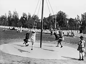 Lekeplass i Frognerparken (ca. 1925).