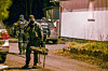 Oslo 20241116. Politiet etterforsker en mulig knivstikking på Dalsroa ved Mortensrud i Oslo lørdag kveld.Foto: Amanda Pedersen Giske / NTB