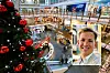 Julehandel inne på Oslo City kjøpesenter og Daniel Torkildsen Lea