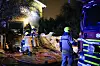 Oslo 20250127. Nødetatene jobber på stedet I forbindelse med en boligbrann på Skøyen.