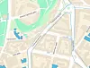 Levningene ble funnet under graving i Fredensborgveien. Illustrasjon: Geomatikk AS / Oslo kommune