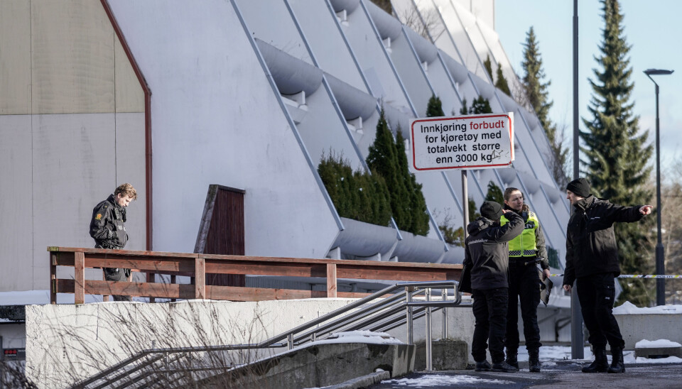 Hendelsen skjedde utenfor selve kjøpesenteret.