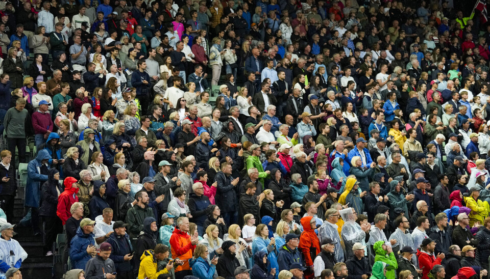 Publikumet under Diamond League Bislett Games 30. mai i fjor.