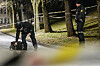 Oslo 20250327. En person er alvorlig, men ikke livstruende skadet, etter en brann i en leilighet på Stovner i Oslo onsdag kveld. Politiet mistenker at brannen er påsatt.