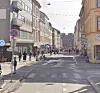 Vitner i Markeveien skal ha observert bruk av kniv eller machete. Foto: Google maps
