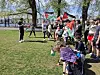 Hver søndag kl. 13:00 møtes Run for Palestine Oslo i Oslo sentrum for å løpe fem kilometer med palestinske flagg og skjerf, som en markering for et fritt Palestina.