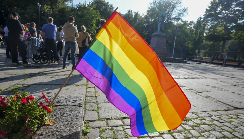 Det ble arrangert en solidaritetsmarkering mot hatkriminalitet etter knivstikkingen på Tjuvholmen.