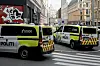 Oslo 20250727. Nødetaterne har rykket ut til en adresse i sentrum der en person skal ha falt ut av et vindu.