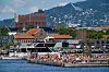 Oslo 20250711. Høye temperatuer og sommerliv i Oslos skjærgård og Sørenga sjøbad.Foto: Lise Åserud / NTB