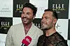 Oslo 20241105. Jan Thomas og Harlem Alexander ankommer på rød løper til ELLE-Gallaen 2024 på Theatercafeen i Oslo.