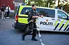 Oslo 20250927. Politiet er i område Haugerud med flere patruljer etter melding om person stukket med gjenstand.Foto: Terje Pedersen / NTB