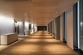Oslo 20250924. Møblement inni det nye regjeringskvartalet.